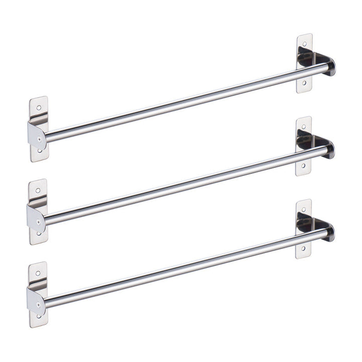 Kalsten | 3-piece Stainless Steel Bathroom Accessory Set Modern Chrome Object Stand