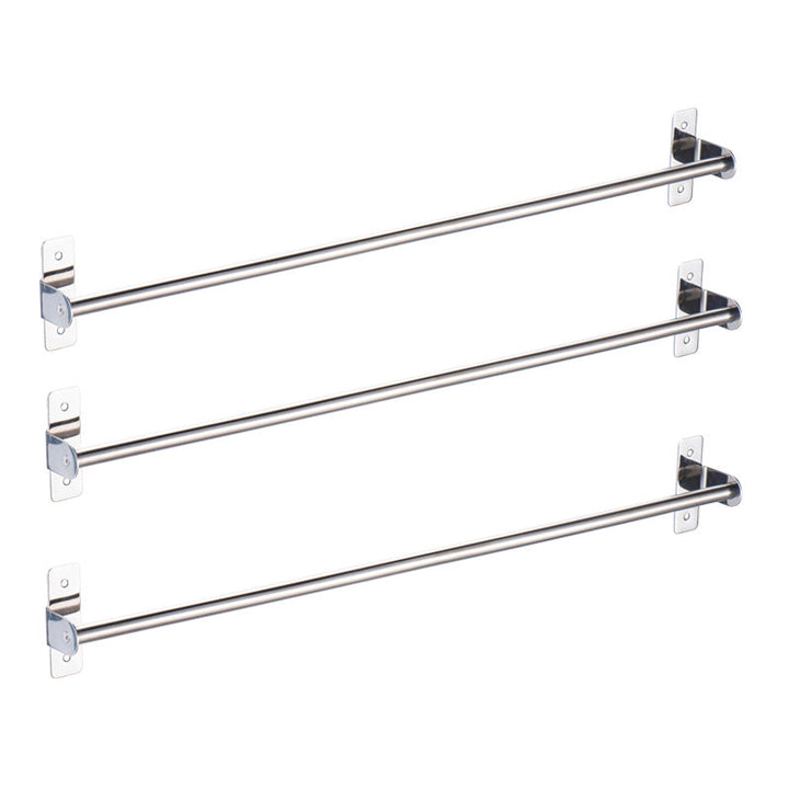 Kalsten | 3-piece Stainless Steel Bathroom Accessory Set Modern Chrome Object Stand