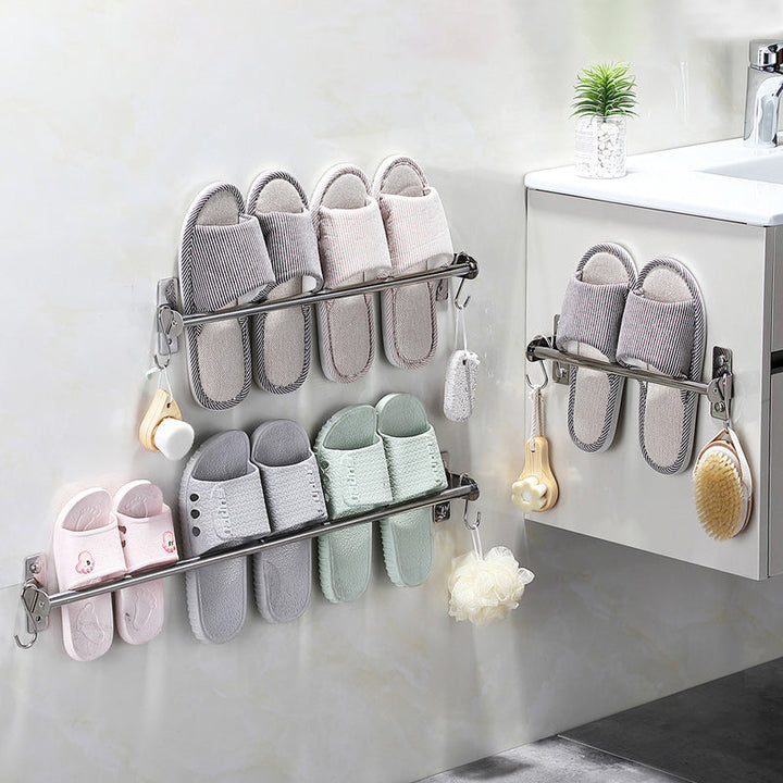 Kalsten | 3-piece Stainless Steel Bathroom Accessory Set Modern Chrome Object Stand