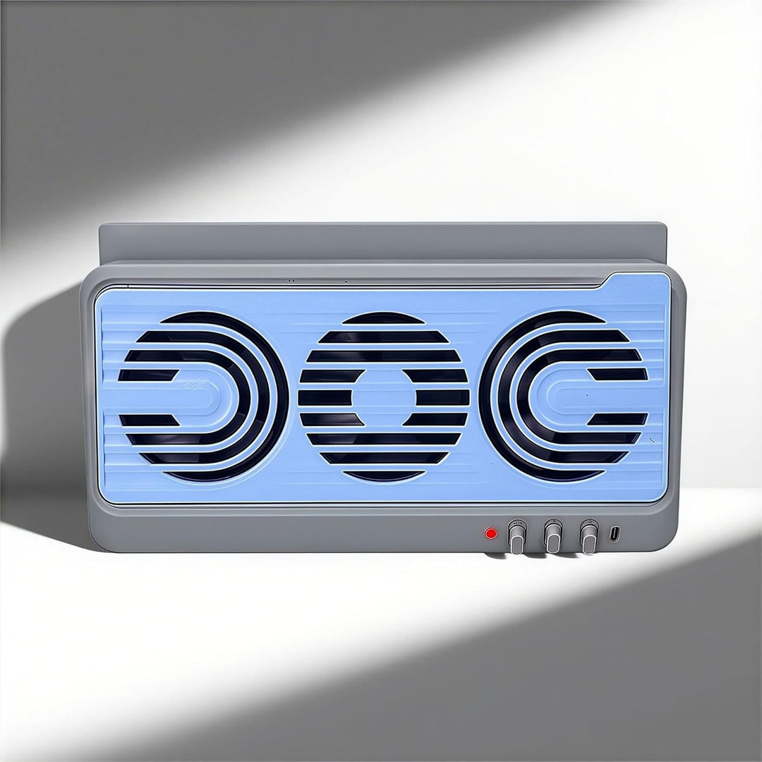 Kalsten | Solar Car Window Fan – Dual Duct Ventilation Exhaust & Cooling Accessory – Aurovent