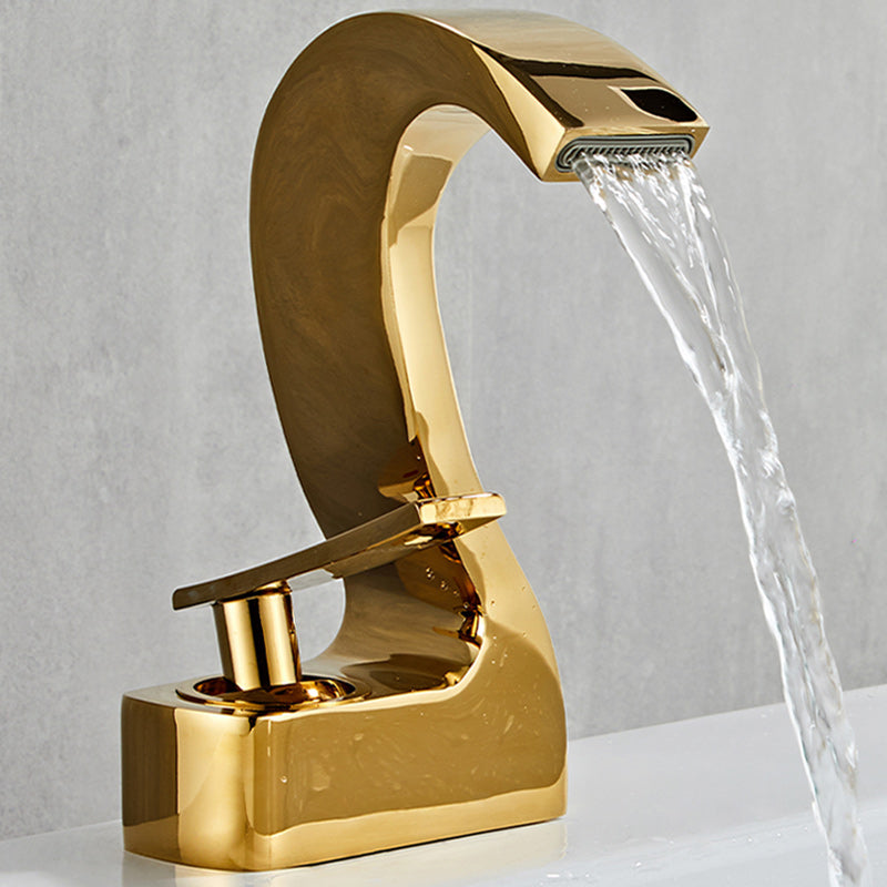 Kalsten | Modern Single-Lever Basin Faucet Bathroom Brass Central Faucet