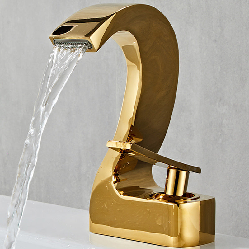 Kalsten | Modern Single-Lever Basin Faucet Bathroom Brass Central Faucet