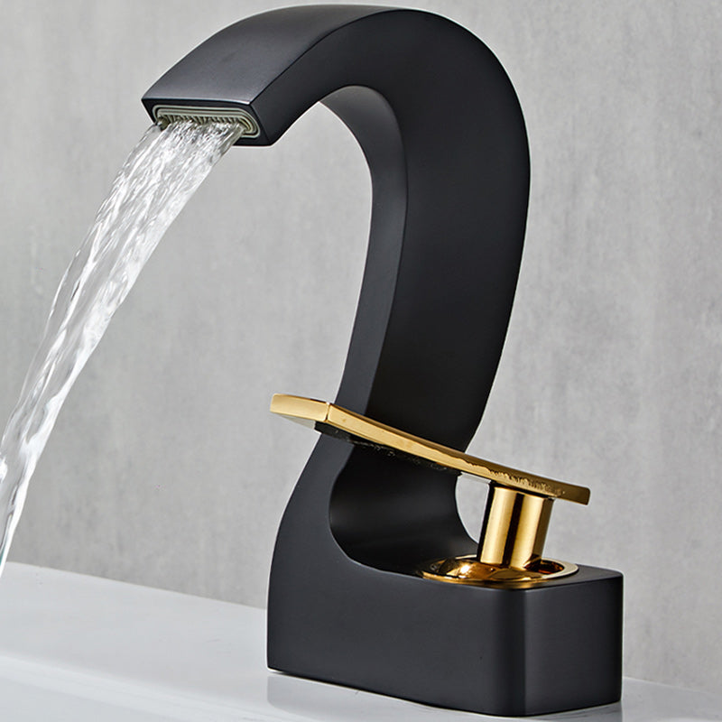 Kalsten | Modern Single-Lever Basin Faucet Bathroom Brass Central Faucet