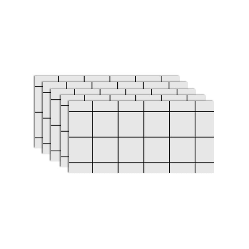 Noxord | PVC Peel and Stick Wall Paneling Rectangular Individual Panels Wallpaper