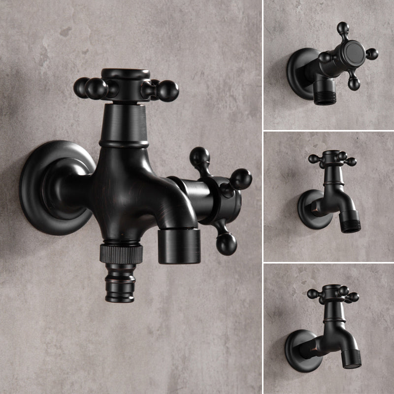 BowLift | Wide Bathroom Sink Faucet Wall-Mounted Cross Handle Faucet