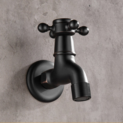 BowLift | Wide Bathroom Sink Faucet Wall-Mounted Cross Handle Faucet