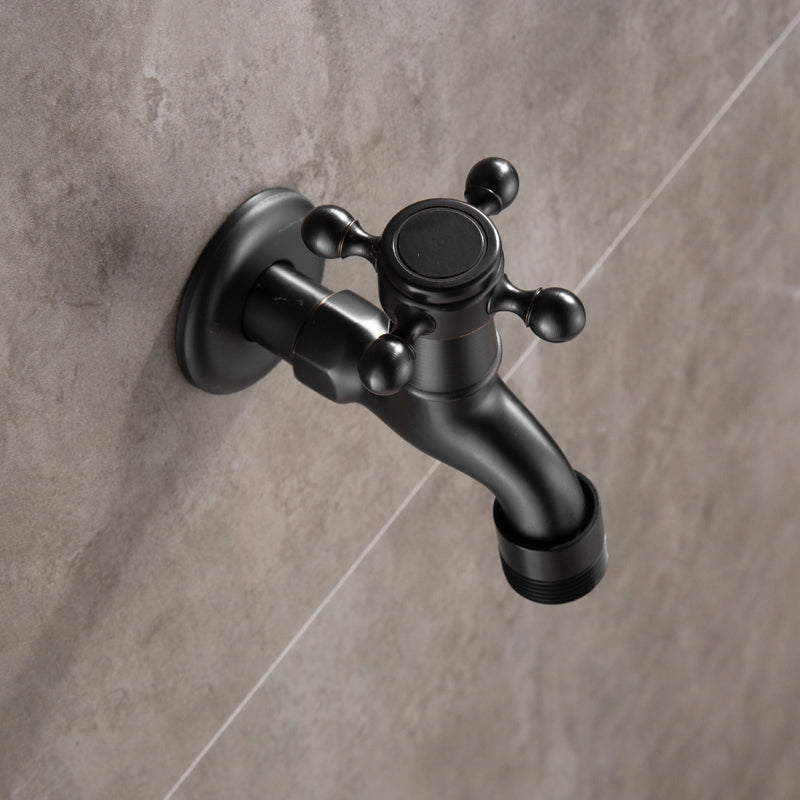 BowLift | Wide Bathroom Sink Faucet Wall-Mounted Cross Handle Faucet