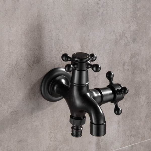 BowLift | Wide Bathroom Sink Faucet Wall-Mounted Cross Handle Faucet