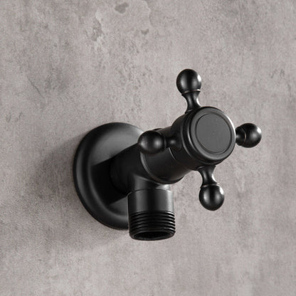 BowLift | Wide Bathroom Sink Faucet Wall-Mounted Cross Handle Faucet