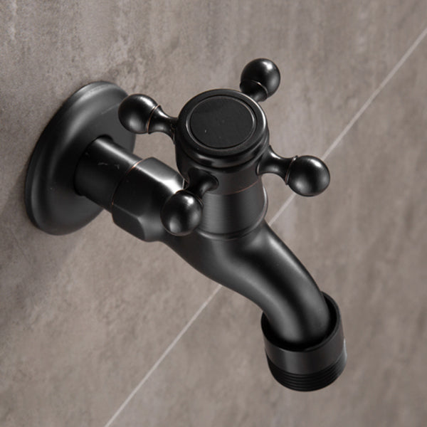 BowLift | Wide Bathroom Sink Faucet Wall-Mounted Cross Handle Faucet