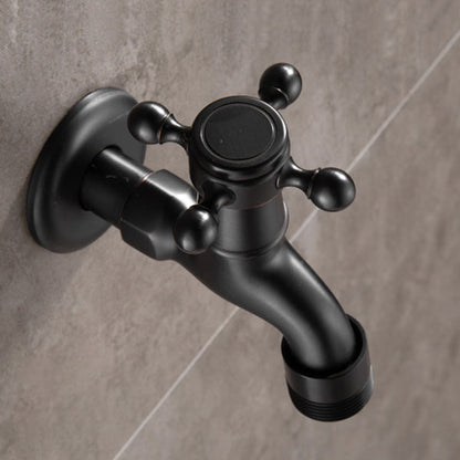 BowLift | Wide Bathroom Sink Faucet Wall-Mounted Cross Handle Faucet