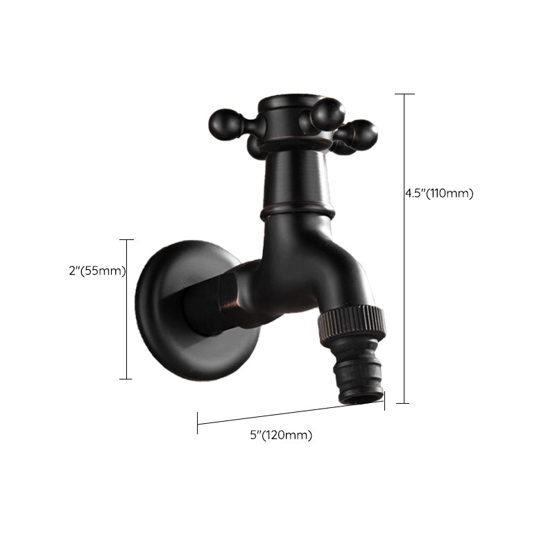 BowLift | Wide Bathroom Sink Faucet Wall-Mounted Cross Handle Faucet
