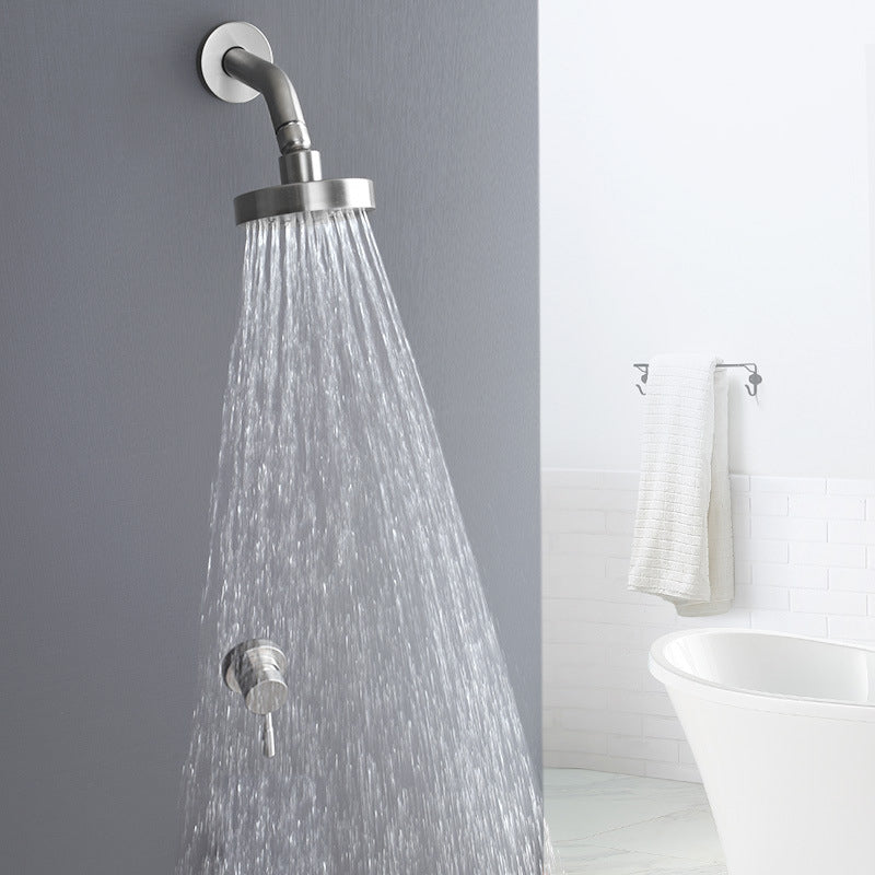 Kalsten | Stainless Steel Shower Combination Round Fixed Shower Head with Shower Arm