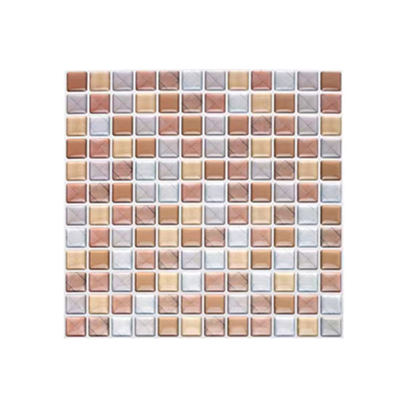 Kalsten | Plastic Peel & Stick Mosaic Tile Waterproof Peel & Stick Mosaic Tile with Square Shape