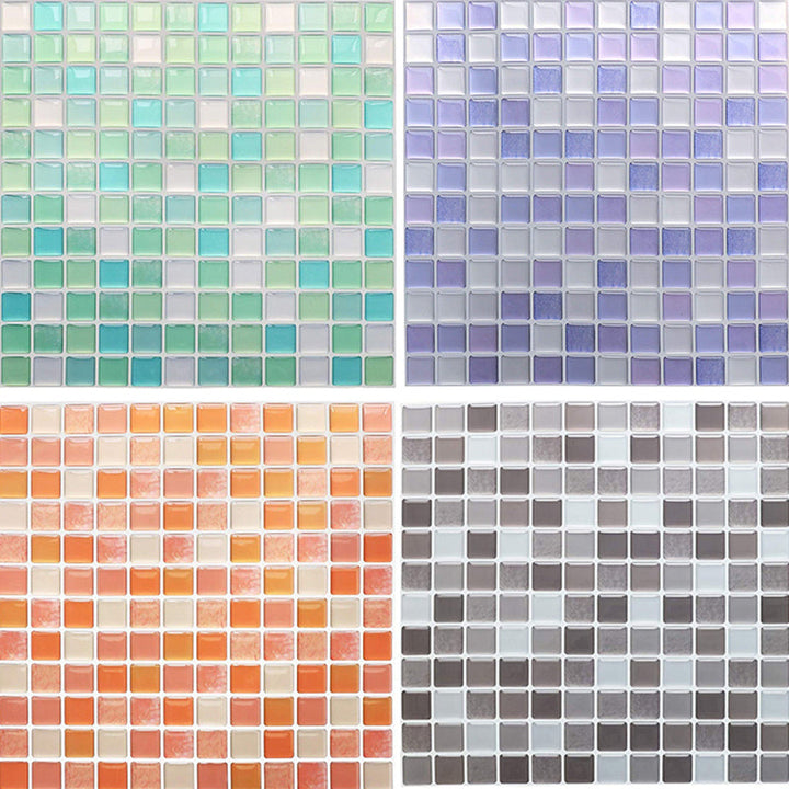 Kalsten | Plastic Peel & Stick Mosaic Tile Waterproof Peel & Stick Mosaic Tile with Square Shape