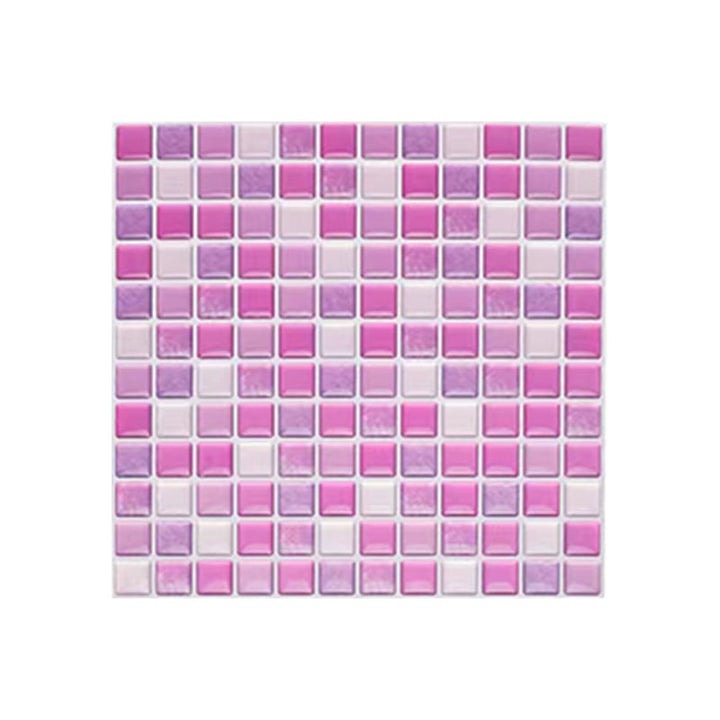 Kalsten | Plastic Peel & Stick Mosaic Tile Waterproof Peel & Stick Mosaic Tile with Square Shape