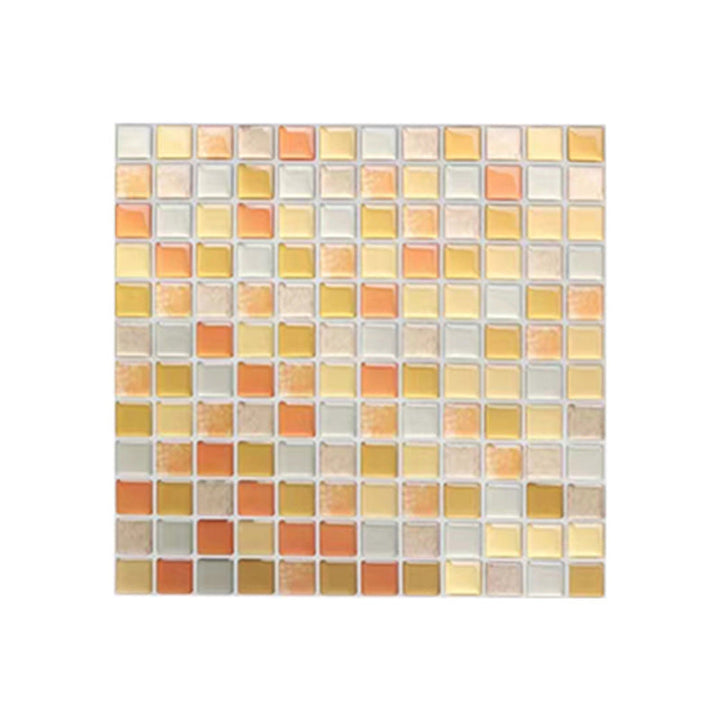 Kalsten | Plastic Peel & Stick Mosaic Tile Waterproof Peel & Stick Mosaic Tile with Square Shape