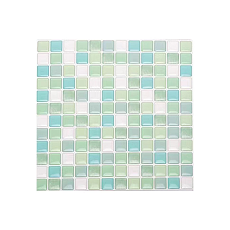 Kalsten | Plastic Peel & Stick Mosaic Tile Waterproof Peel & Stick Mosaic Tile with Square Shape