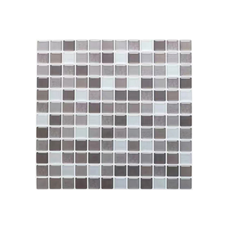 Kalsten | Plastic Peel & Stick Mosaic Tile Waterproof Peel & Stick Mosaic Tile with Square Shape