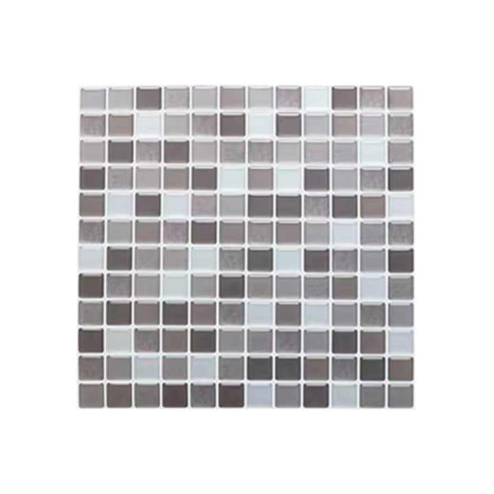 Kalsten | Plastic Peel & Stick Mosaic Tile Waterproof Peel & Stick Mosaic Tile with Square Shape