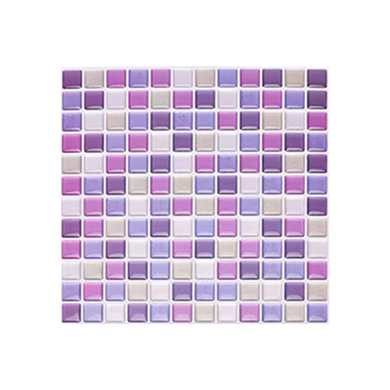 Kalsten | Plastic Peel & Stick Mosaic Tile Waterproof Peel & Stick Mosaic Tile with Square Shape