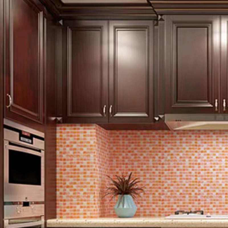 Kalsten | Plastic Peel & Stick Mosaic Tile Waterproof Peel & Stick Mosaic Tile with Square Shape