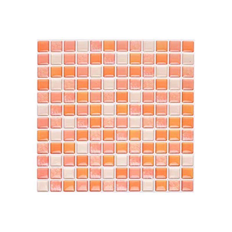 Kalsten | Plastic Peel & Stick Mosaic Tile Waterproof Peel & Stick Mosaic Tile with Square Shape