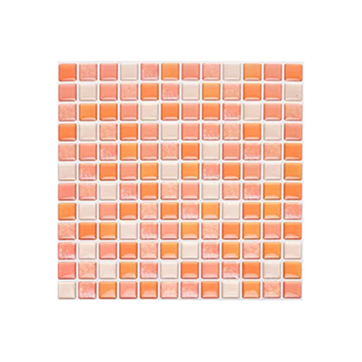 Kalsten | Plastic Peel & Stick Mosaic Tile Waterproof Peel & Stick Mosaic Tile with Square Shape
