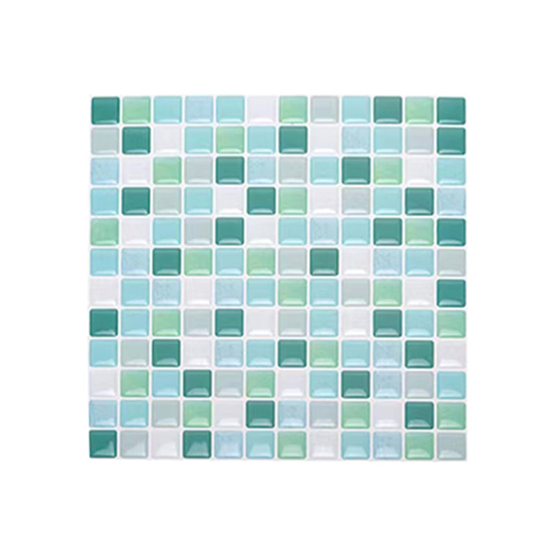 Kalsten | Plastic Peel & Stick Mosaic Tile Waterproof Peel & Stick Mosaic Tile with Square Shape