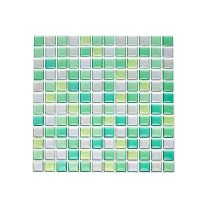 Kalsten | Plastic Peel & Stick Mosaic Tile Waterproof Peel & Stick Mosaic Tile with Square Shape