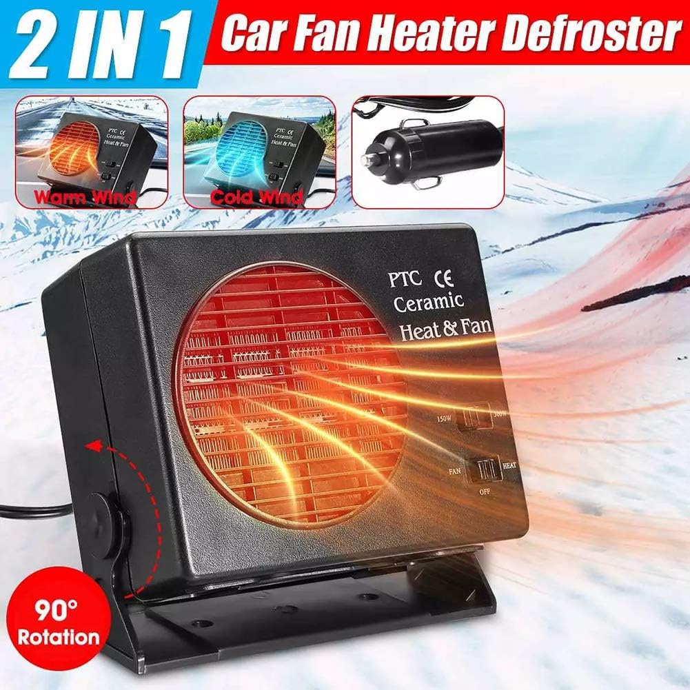 Kalsten | Heater Fan for Car | 12V Portable Defroster Warmer