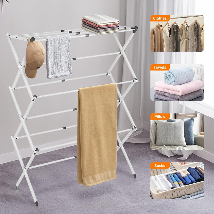 Kalsten | 3-Tier Foldable Clothes Drying Rack – DryMate