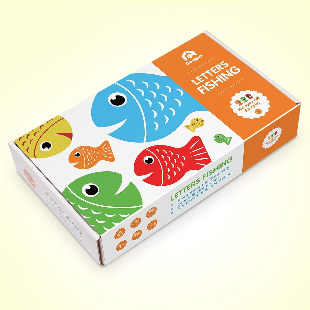 Enchanting Wooden Magnetic Fishing Game - Educational Play Fun for Toddlers Kalsten