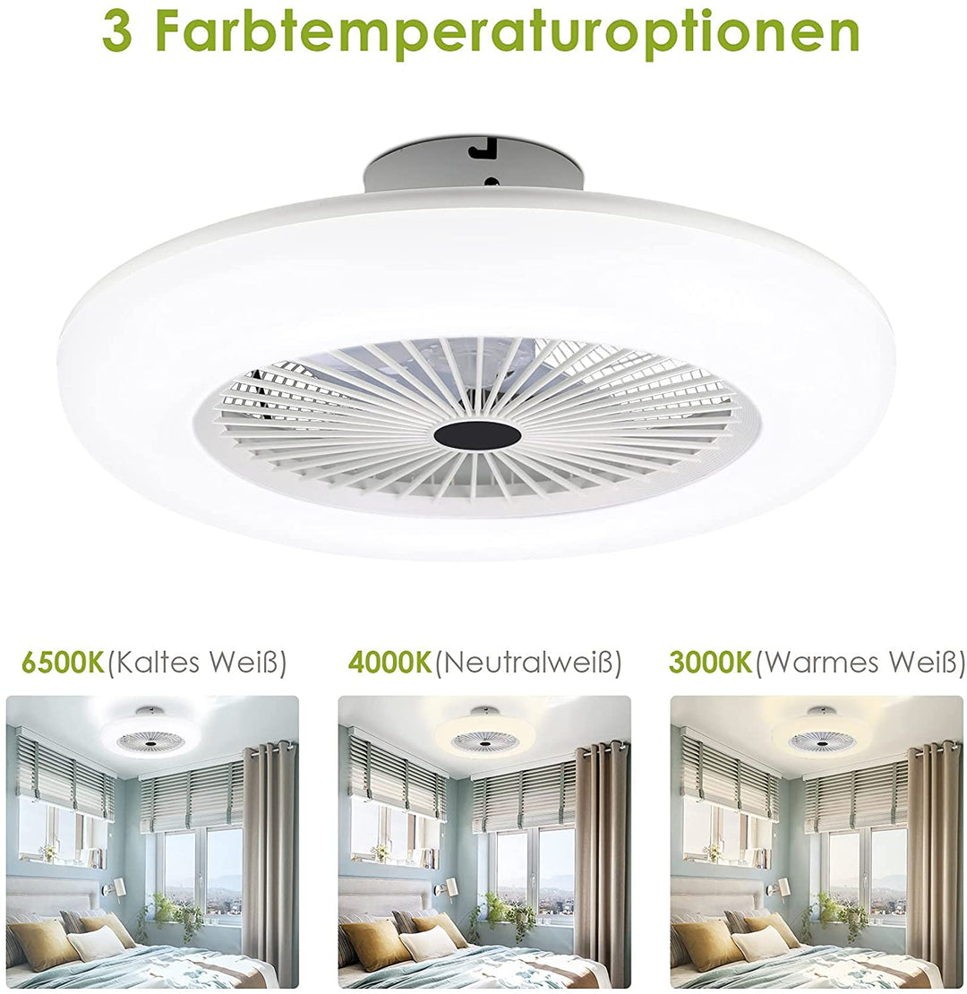 Ceiling fan with lighting 80W with remote control | Kalsten