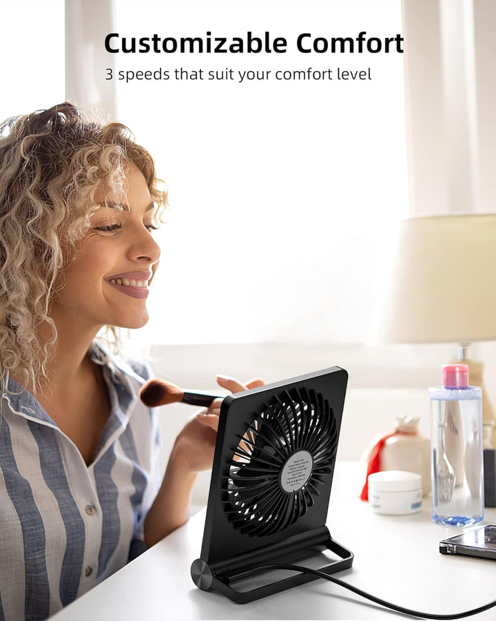 Ultra Quiet Small Desk Fan | Kalsten