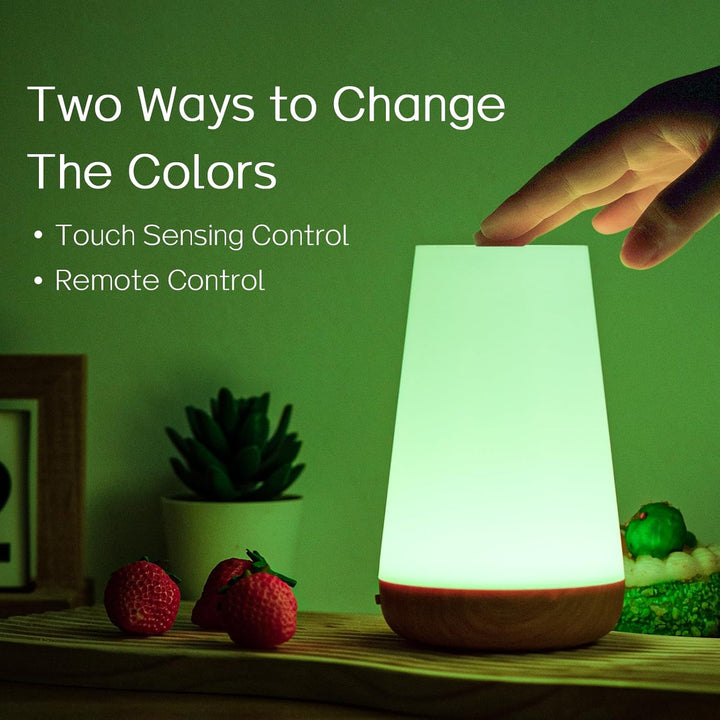 Night Light, LED Touch Bedside Table Lamp, 13 RGB Colours Changing | Kalsten