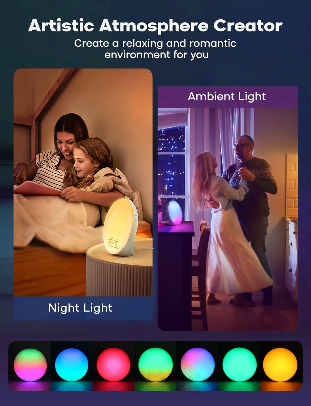 Sunrise Wake-Up Light Alarm Clock