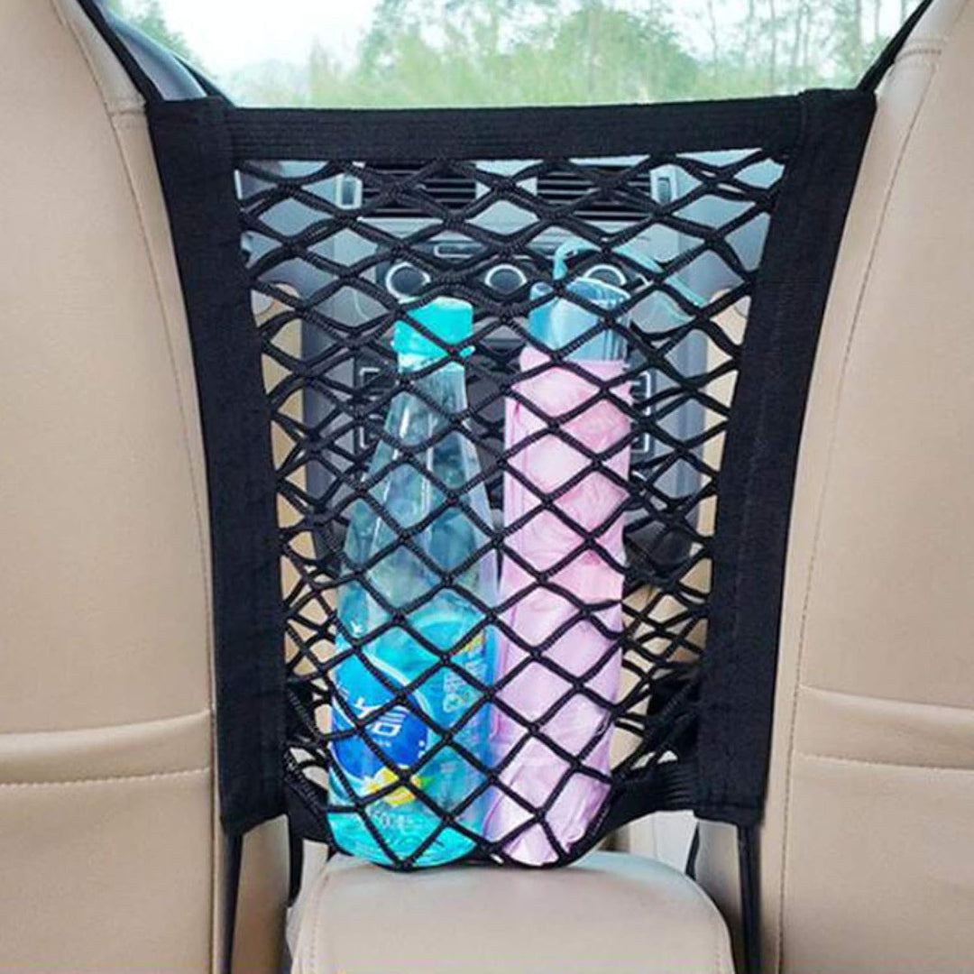 Kalsten | Stretchable Car Seat Divider & Storage Net with Pet Barrier