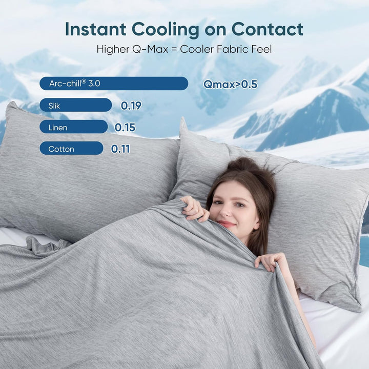Gary Cooling Blanket –  3.0, Q-Max>0.5, Multi-Size Options | Kalsten
