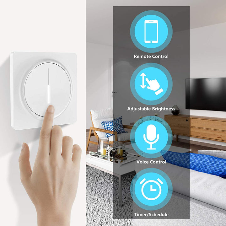 Smart Dimmer Dimmer Switch Touch with Remote Control | Kalsten