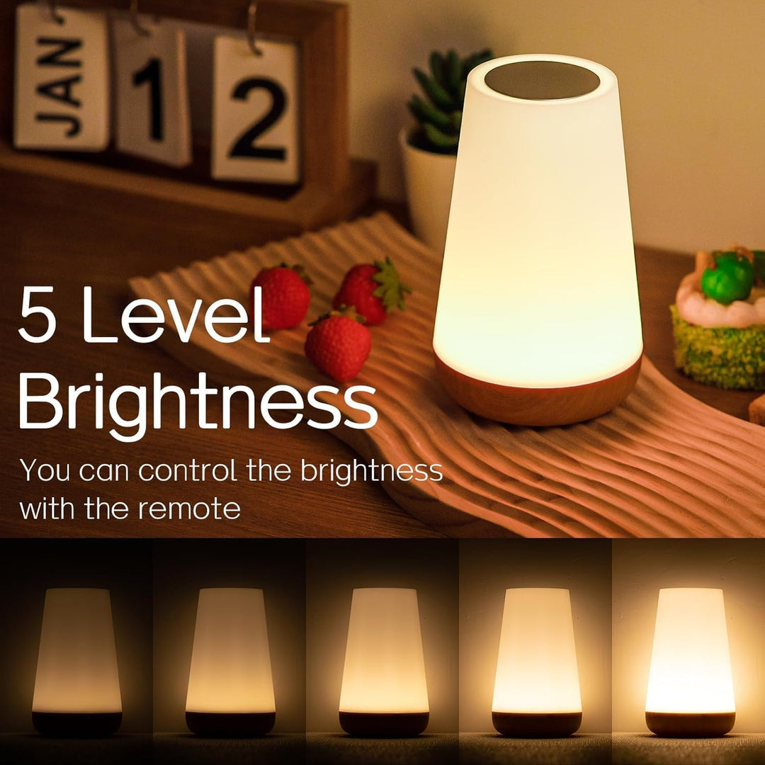 Night Light, LED Touch Bedside Table Lamp, 13 RGB Colours Changing | Kalsten