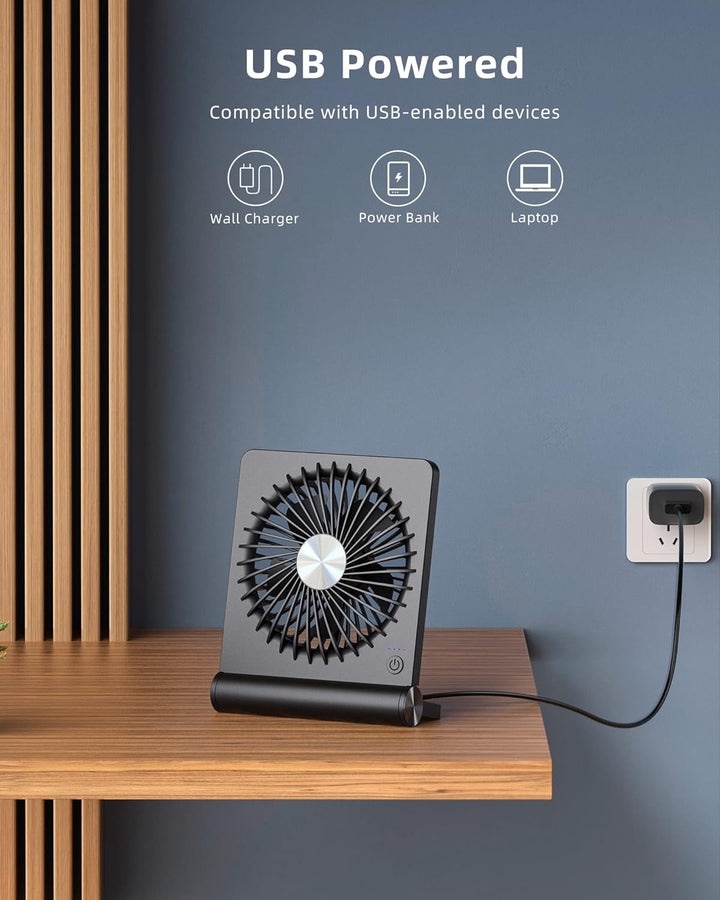 Ultra Quiet Small Desk Fan | Kalsten