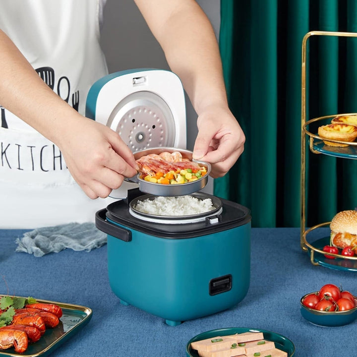 Kalsten | MiniChef 1.2L Rice Cooker – Compact Multicooker with Steaming Function and One-Button Control