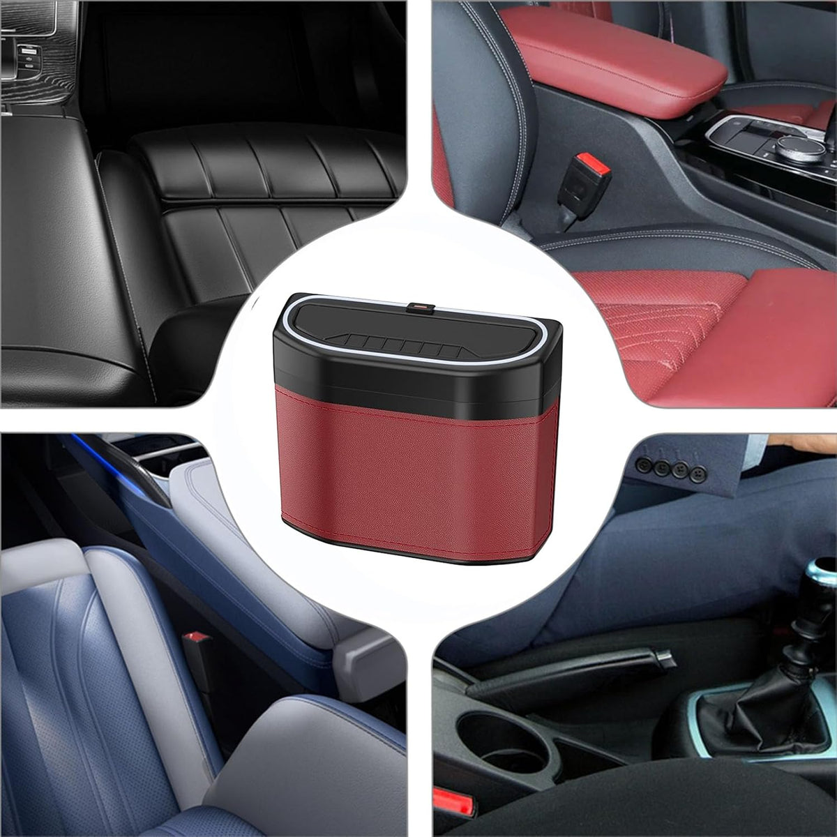BowLift | Smell-Proof Car Trash Can with Touch Light – Lurevo