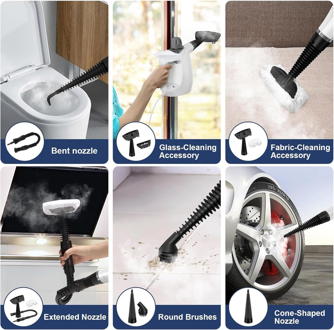 Kalsten | High-Pressure Handheld Steam Cleaner with 9-Piece Accessory Kit – Valtira