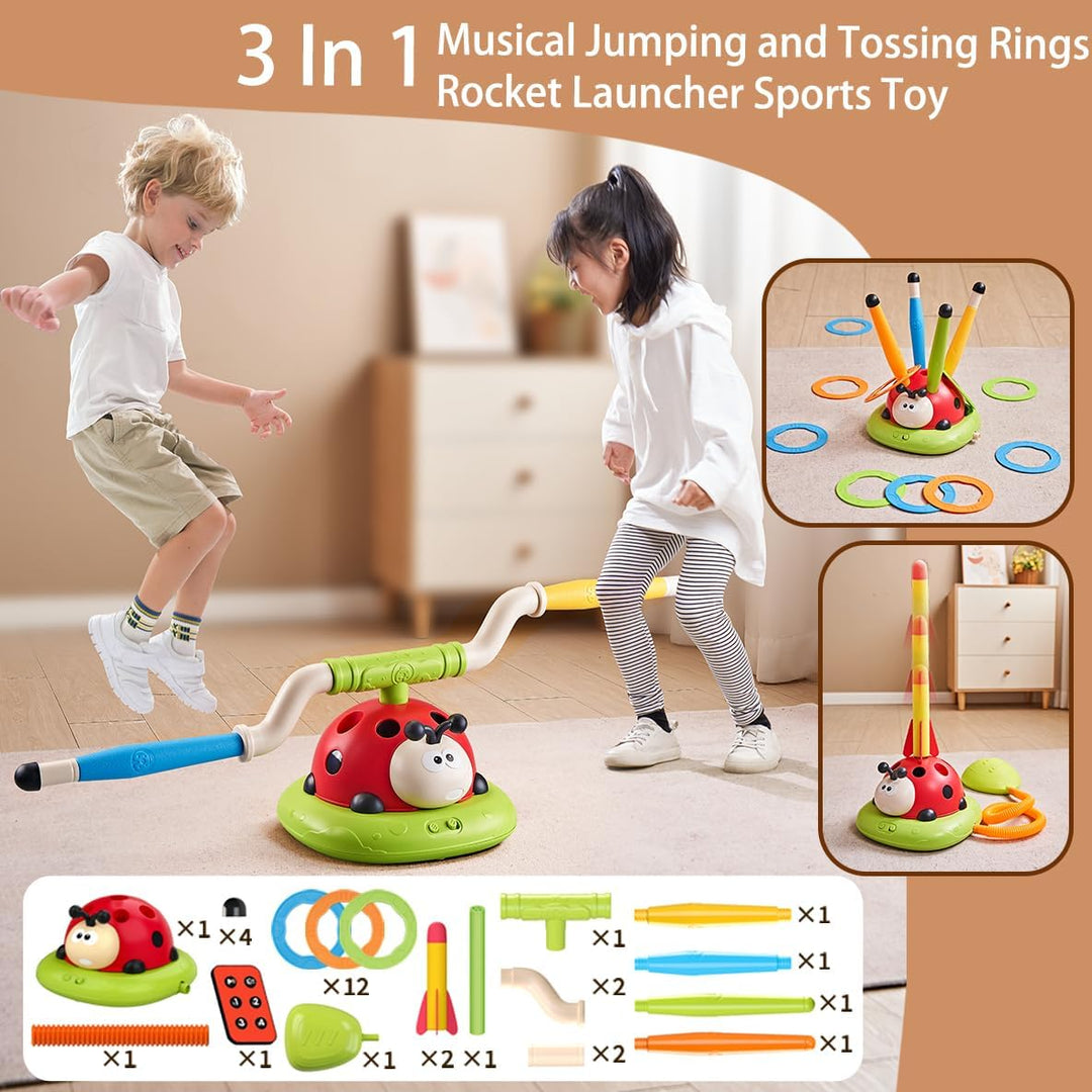 3-in-1 Ring Toss and Rocket Games - Exploration of Adventure Kalsten