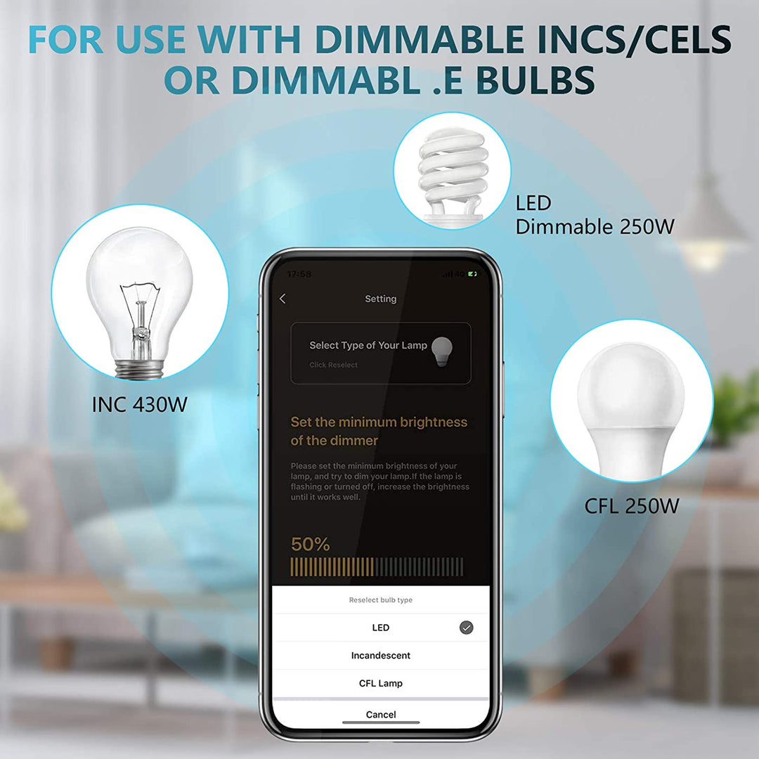 Smart Dimmer Dimmer Switch Touch with Remote Control | Kalsten