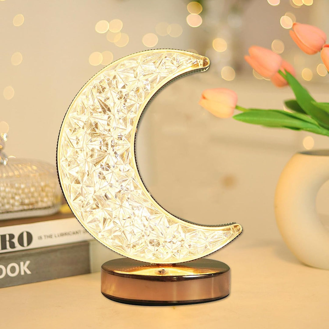 Half Moon Crystal Lamp | Kalsten