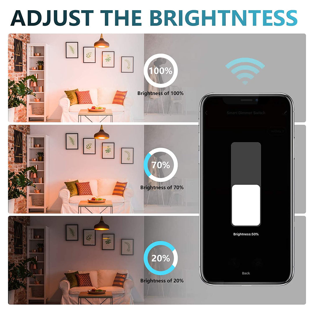 Smart Dimmer Dimmer Switch Touch with Remote Control | Kalsten