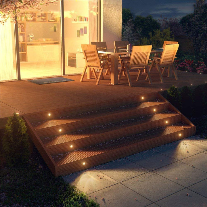 LED Deck Lights – Waterproof – 6 Pack